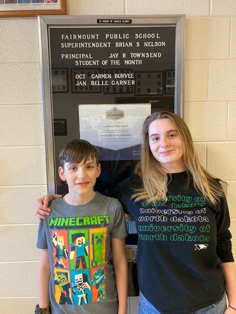 January student of the month