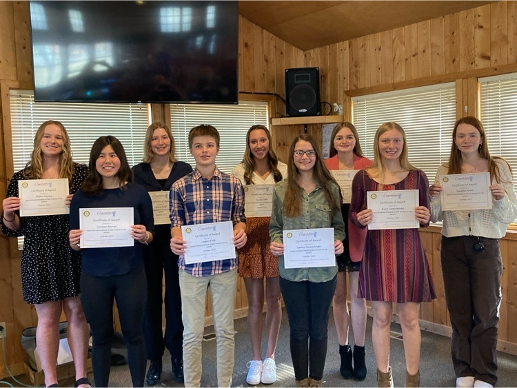 october student of the month group picture